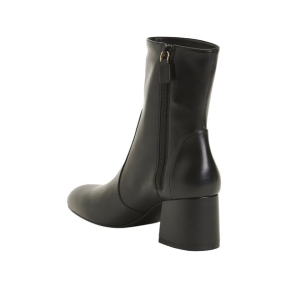 STUART WEITZMAN Made In Spain Leather Flareblock 60 Zip Booties - Picture 2 of 3